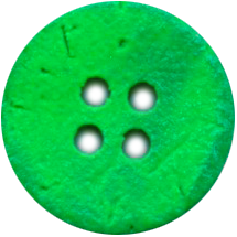 Lacquer Coconut Button
